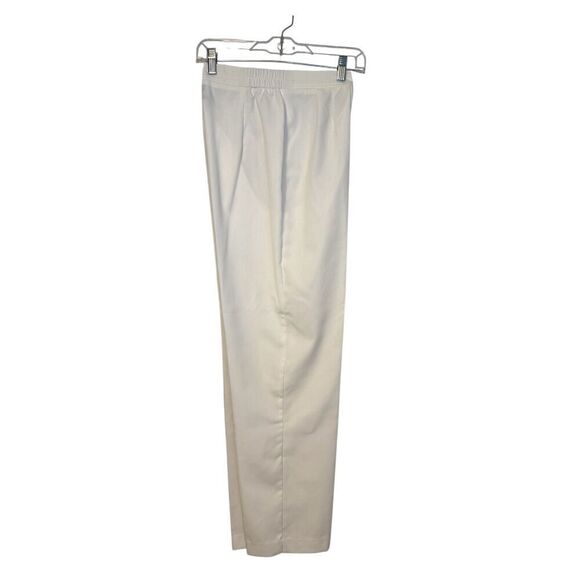 Vintage Sandra Ow-Wing for N.R.1 Lightweight Pants Sz. 12 White Dress Brunch - Picture 5 of 7